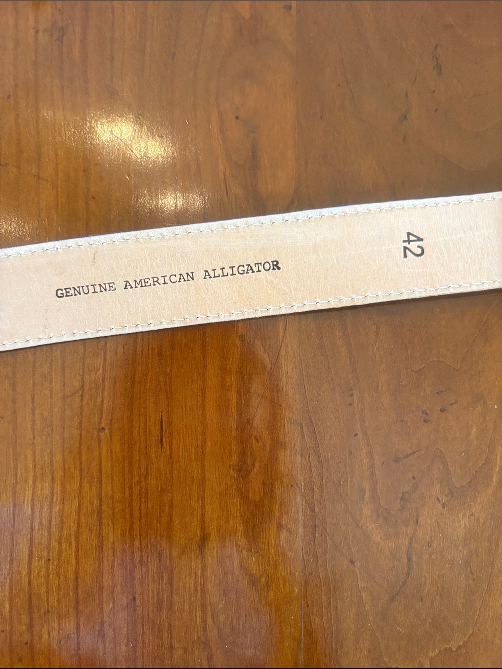 Tecovas Men's Genuine American Alligator Belt - Picture 6 of 13